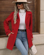Elena™ | Elegant Fitted Coat