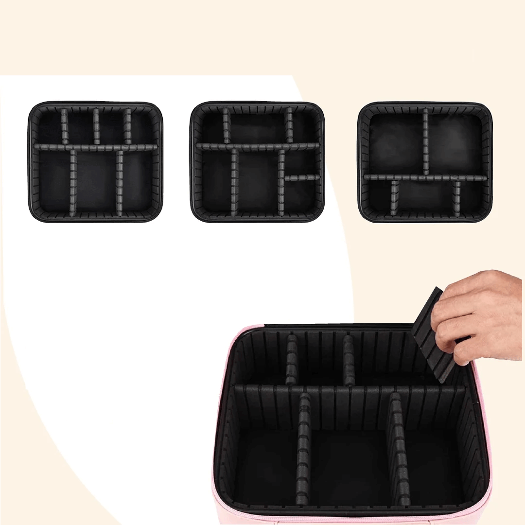 GlowCaddy™ | Portable LED Makeup Bag