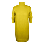 Anieska - Gebreide Jurk met Geribbelde Manchetten