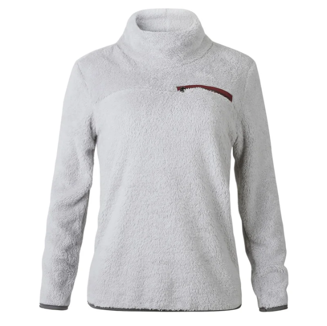 Noemi - Warm Fleece Sweater with Fur