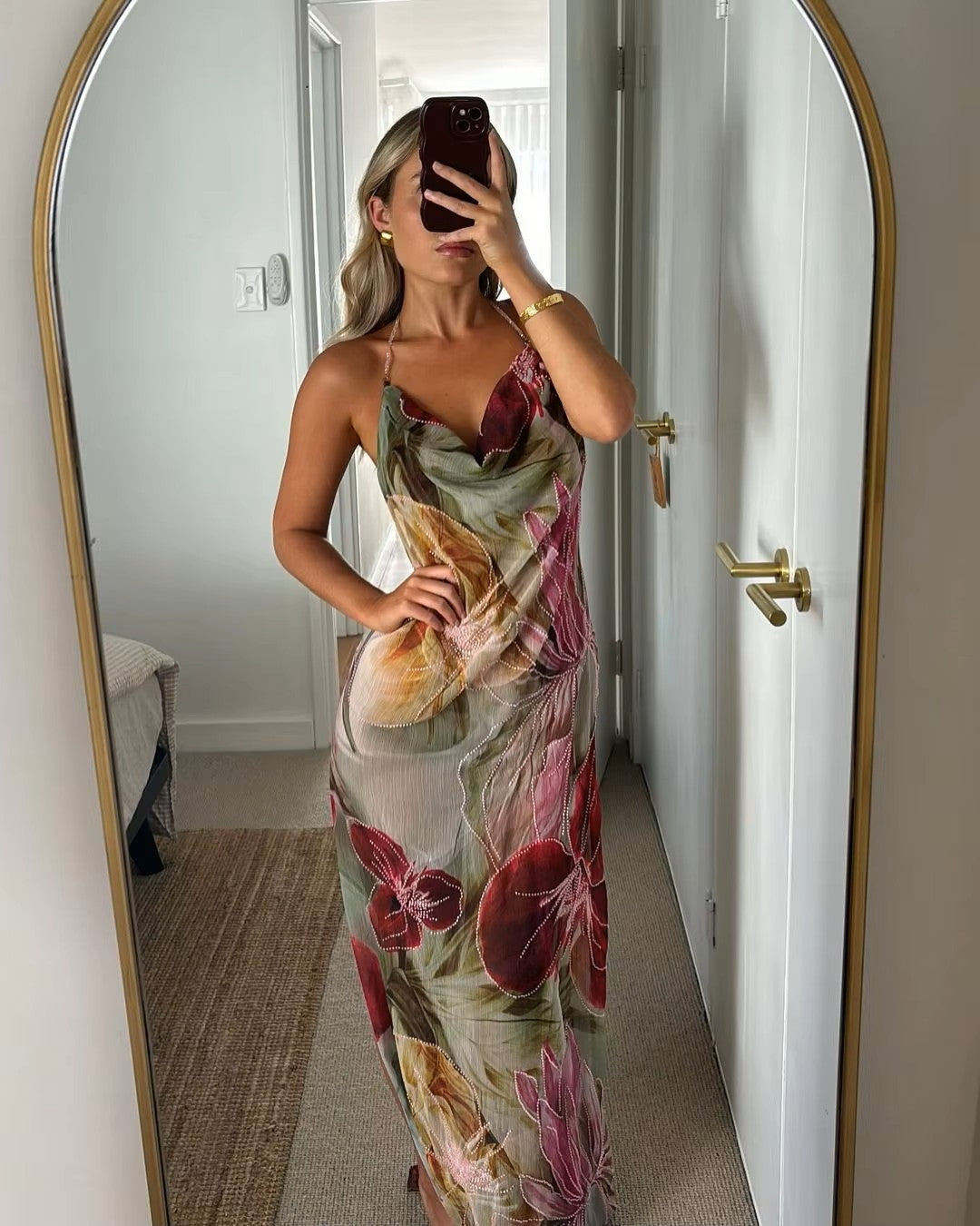 Maggie | Maxi-Rückenfreies Kleid