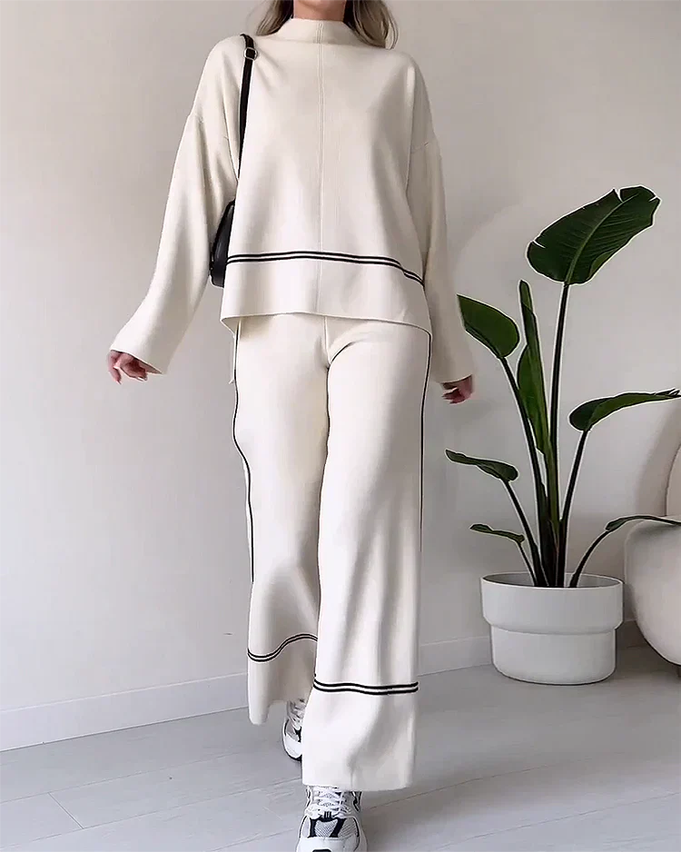 Melanie | Warmes und stilvolles, lässiges Strickset