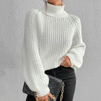 Elina™ | Eleganter Rollkragen- und Strickpullover 