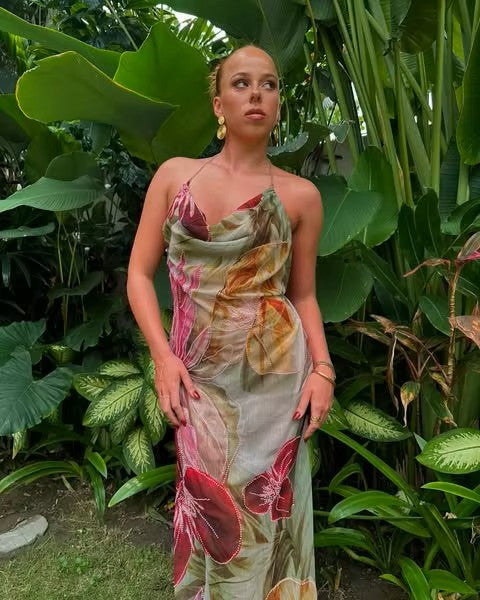 Maggie | Maxi-Rückenfreies Kleid