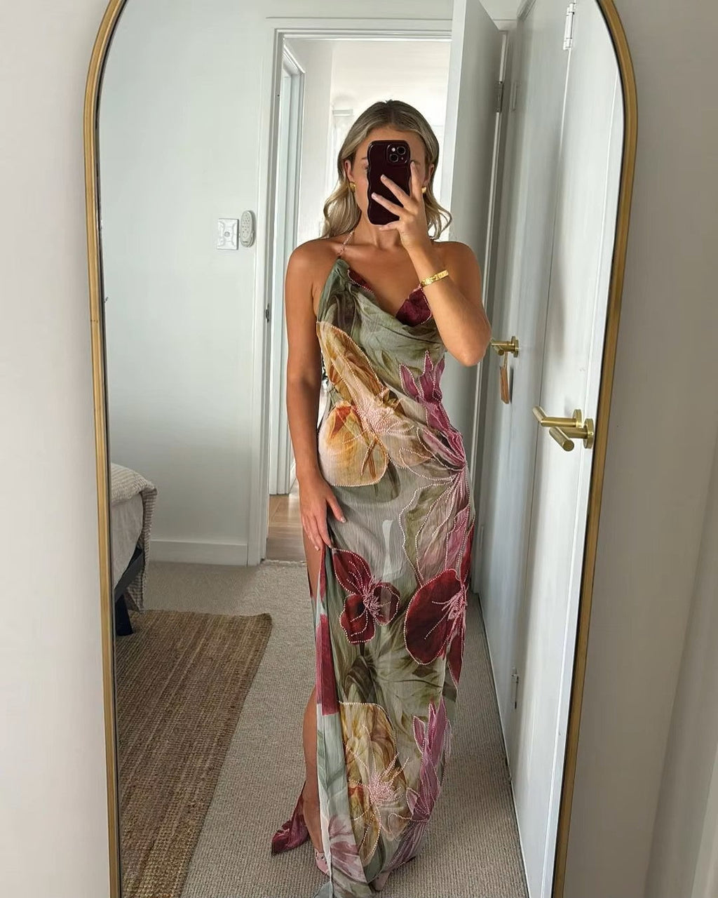 Maggie | Maxi-Rückenfreies Kleid