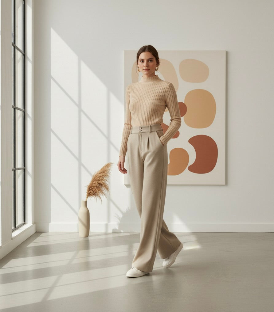 Aurelia Wide-Leg Trousers