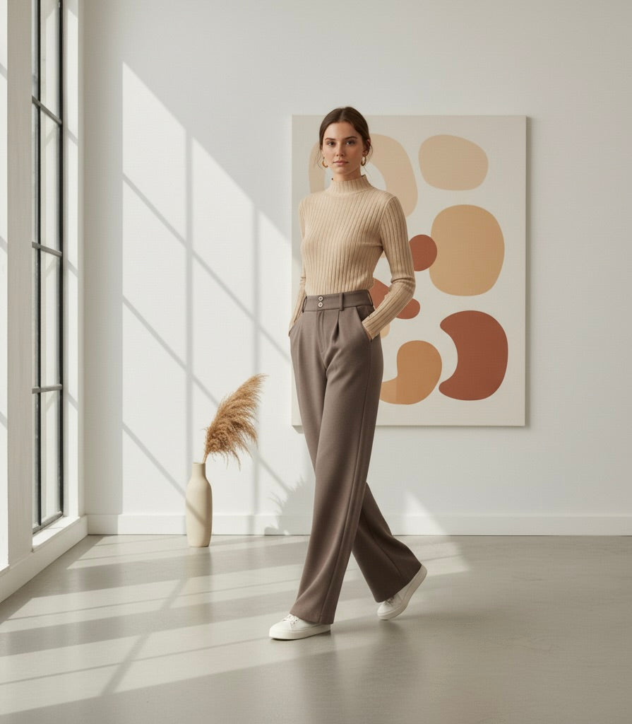 Aurelia Wide-Leg Trousers