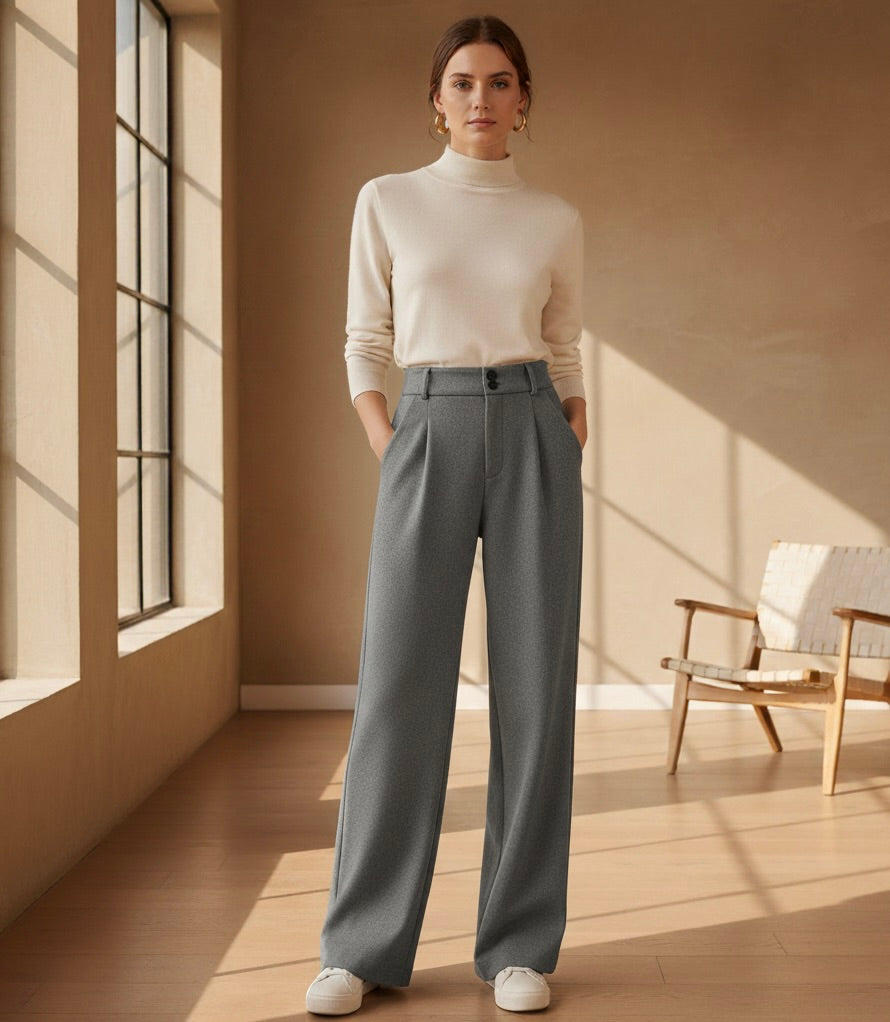 Aurelia Wide-Leg Trousers
