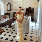 Alyssa | Women's Sleeveless Ruffle Maxi Dress | Elegant Prom Dress