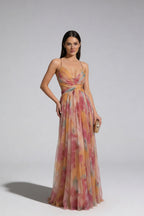 Anne | Blumen-Maxikleid
