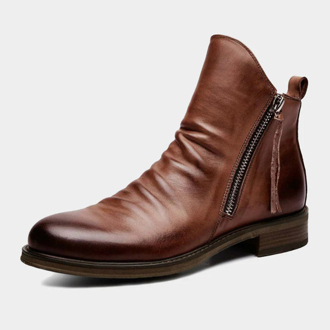 Trendy Enkelhoge Boots voor Mannen met Klasse