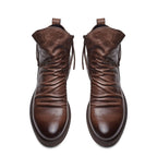 Trendy Enkelhoge Boots voor Mannen met Klasse