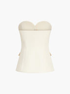 Toria™ - Plain top with wide trousers 