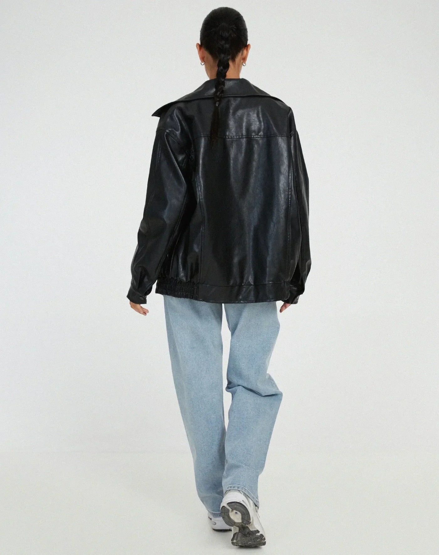 Beau - Oversized Leren jas