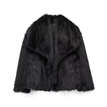 SofiaScintilla™ - Trendy Women's Faux Fur Coat