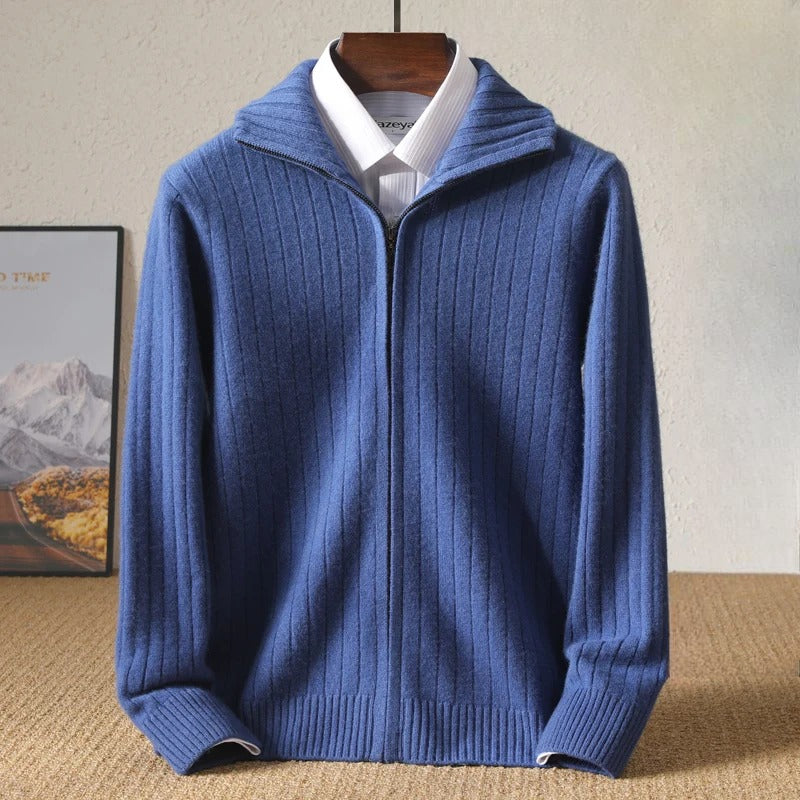 Luxuriöser Herren-Kaschmirpullover – Weicher Kaschmir- und Merinowollpullover