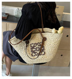 Capri | Straw Beach Bag