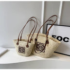 Capri | Straw Beach Bag