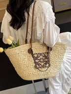 Capri | Straw Beach Bag