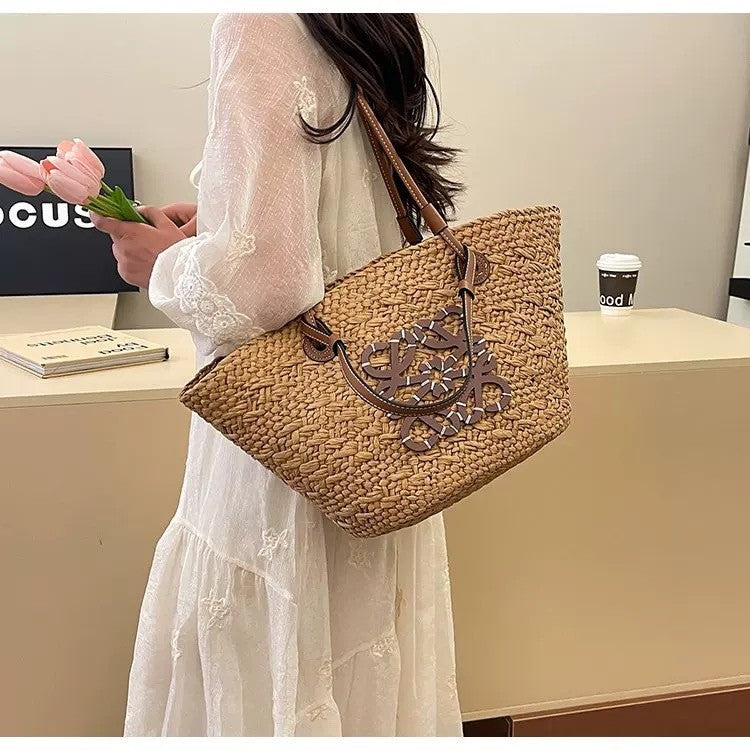 Capri | Straw Beach Bag