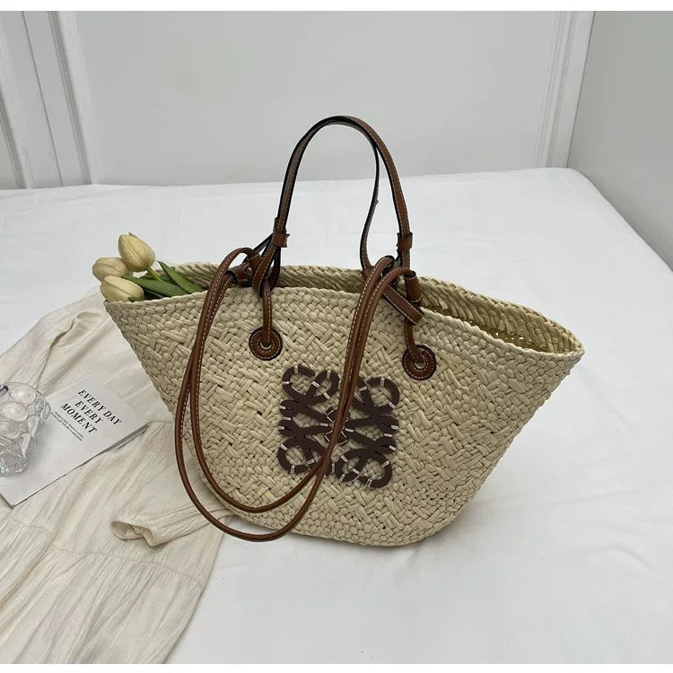 Capri | Straw Beach Bag
