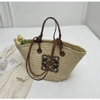 Capri | Straw Beach Bag