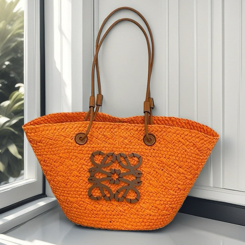 Capri | Straw Beach Bag