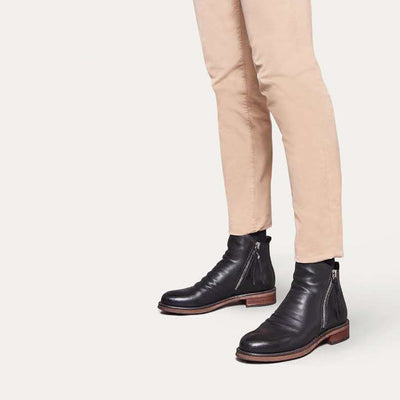 Trendy Enkelhoge Boots voor Mannen met Klasse