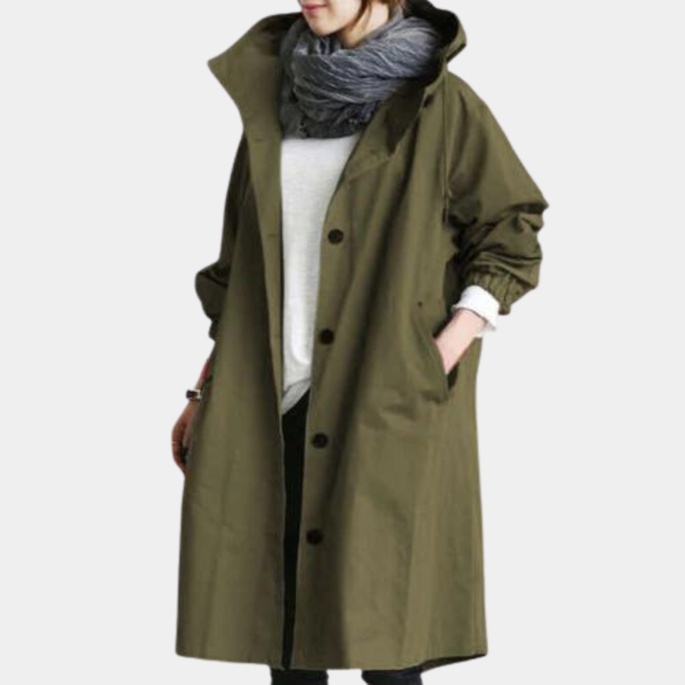 Trendy Long Women's Coat - Alessia