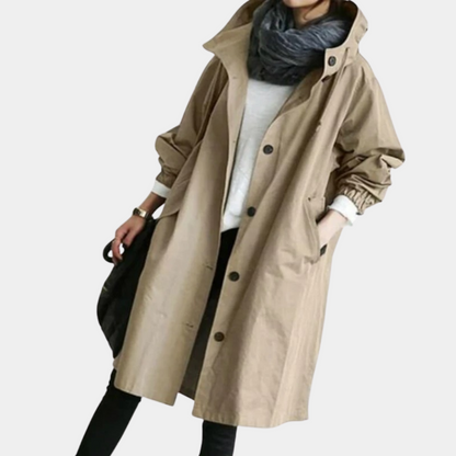 Trendy Long Women's Coat - Alessia