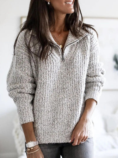 Liesbeth™ - Half-Zip Sweater Autumn