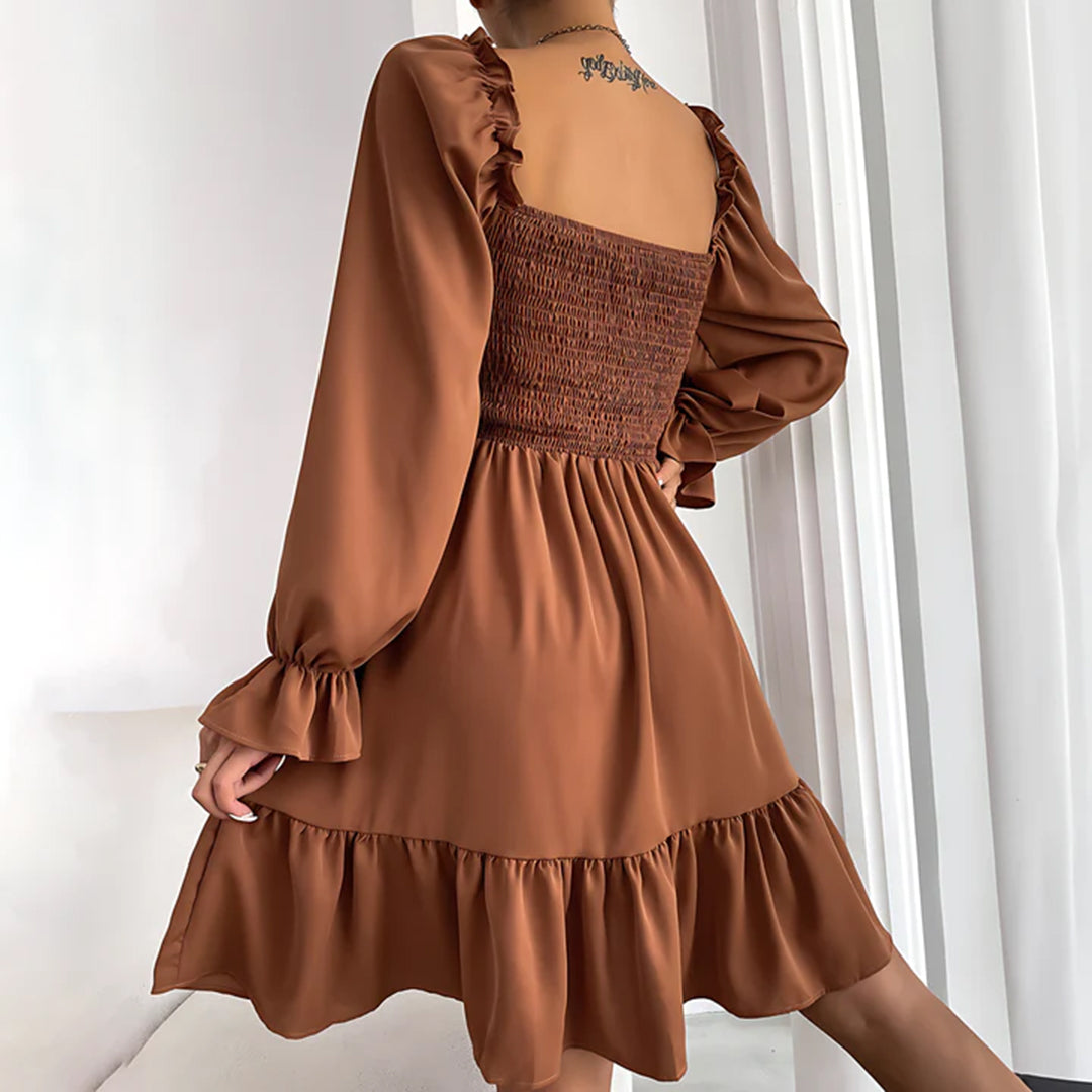 Zelia - Festival Outfit Women - Elegant Dress with Ruffles for Festivals