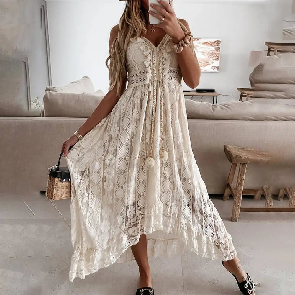 Cleotena™ - Elegant dress in boho style