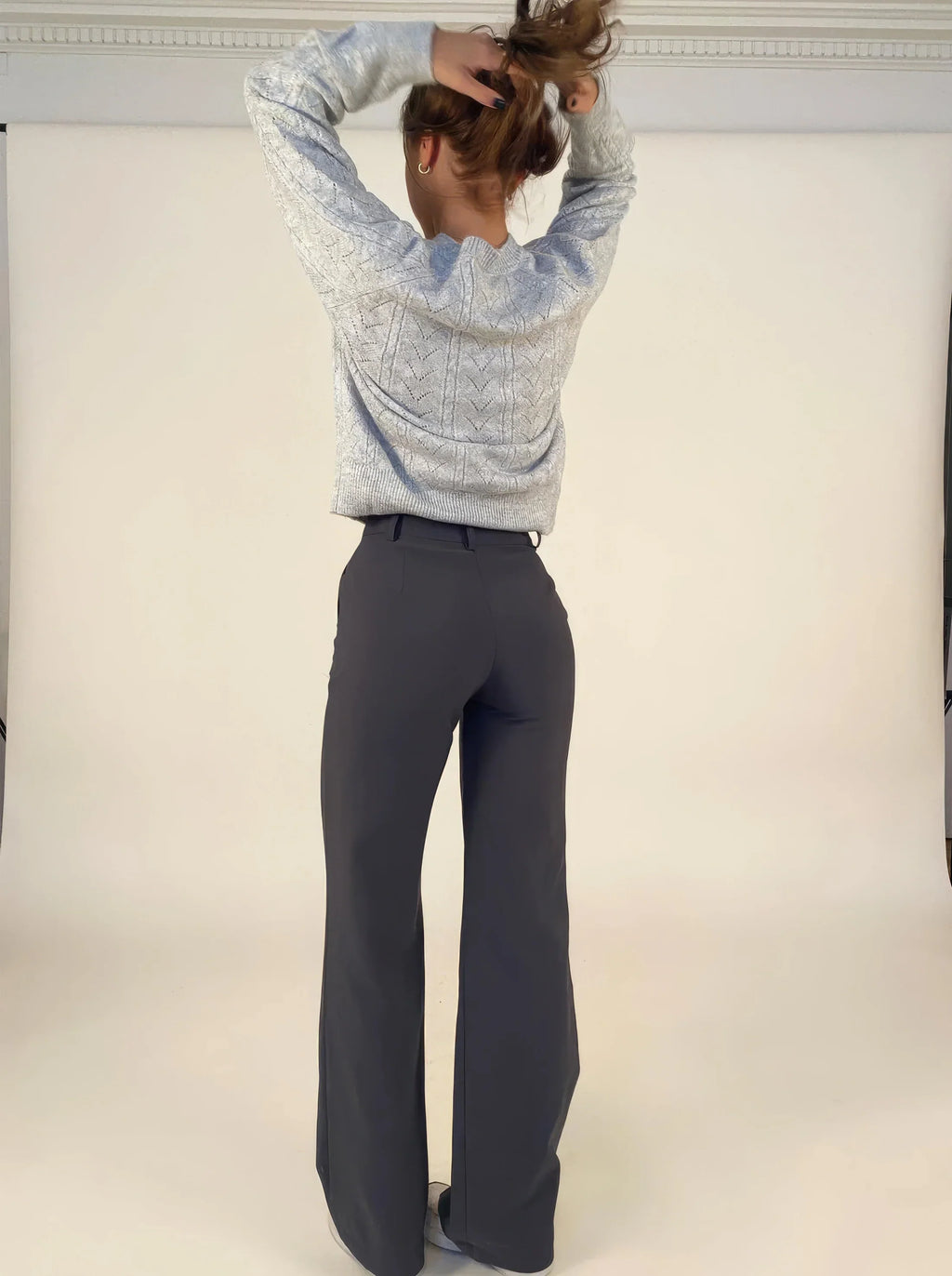 Luna | Wide Leg Trousers with High Waist Fit