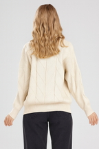 Laure Atelier – Strickjacke mit Farbpatches 