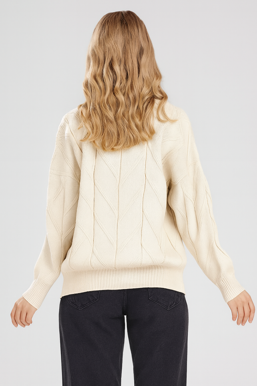 Laure Atelier – Strickjacke mit Farbpatches 