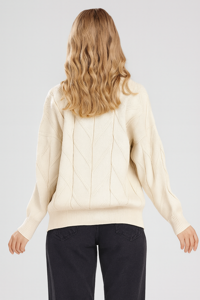 Laure Atelier – Strickjacke mit Farbpatches 
