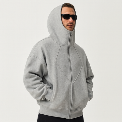 Noah Laurent | Luxe Losvallend Vest in Grijs & Zwart