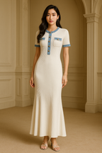 Evy - Weißes Maxikleid 