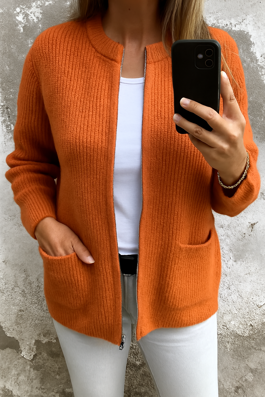 Linda™ | Stilvolle Frühlings-Strickjacke 