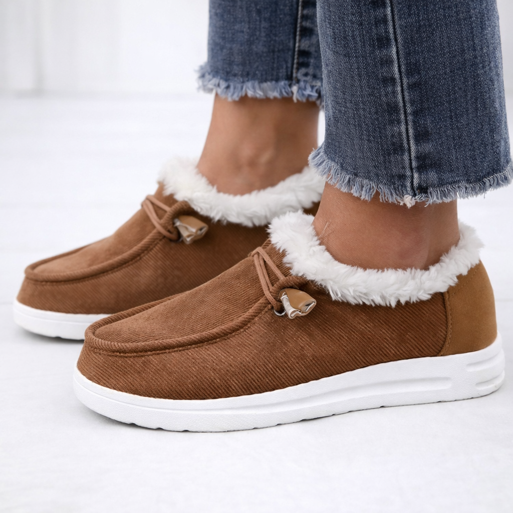 Elena Bellucci | Luxe Lamsvacht Pantoffels