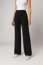 Elsa | High-waisted elastic trousers