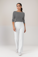 Elsa | High-waisted elastic trousers