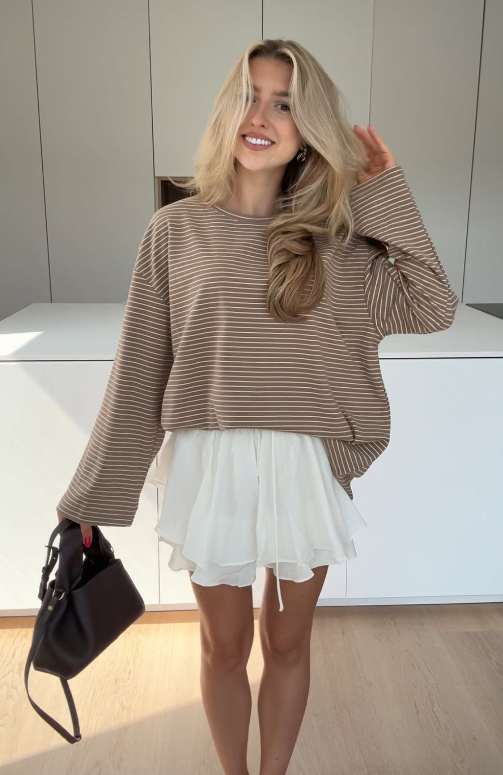 Rachel | Striped Longtop
