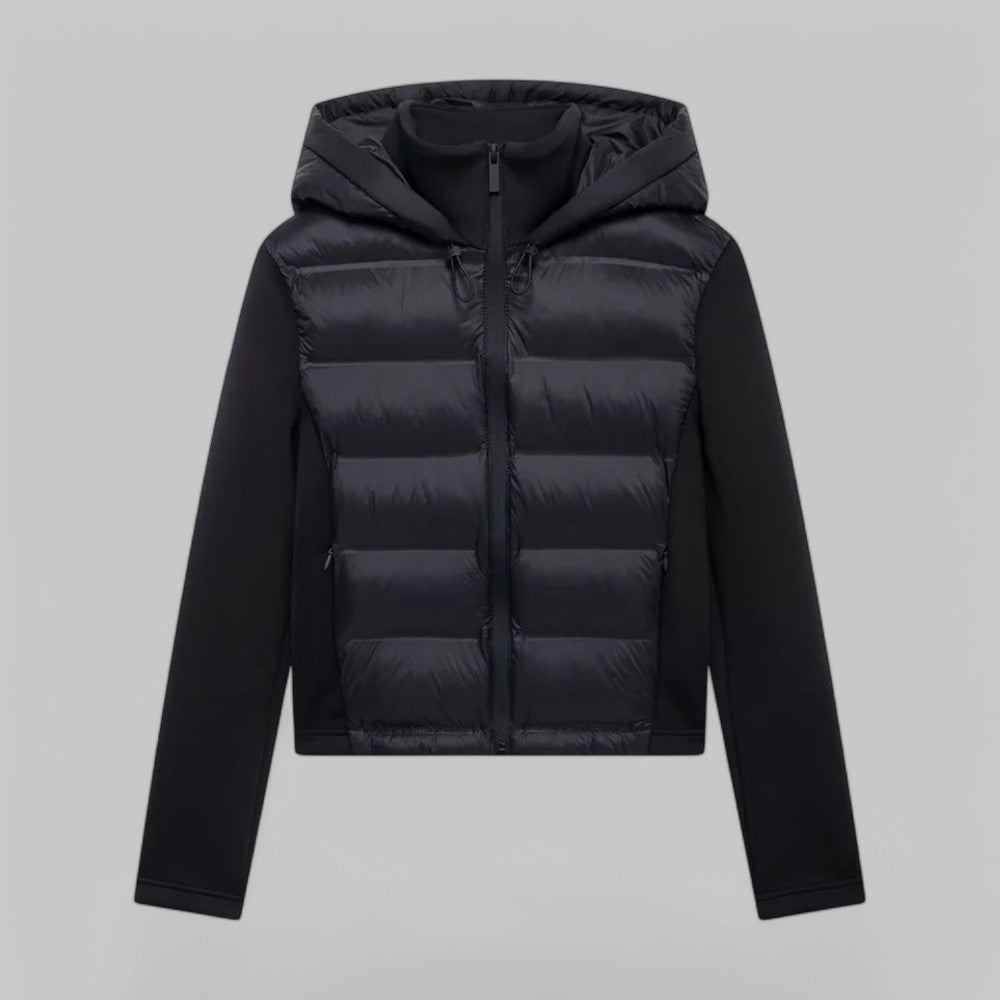 Damen-Kapuzenjacke mit leichter Wattierung