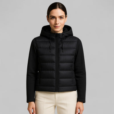Damen-Kapuzenjacke mit leichter Wattierung