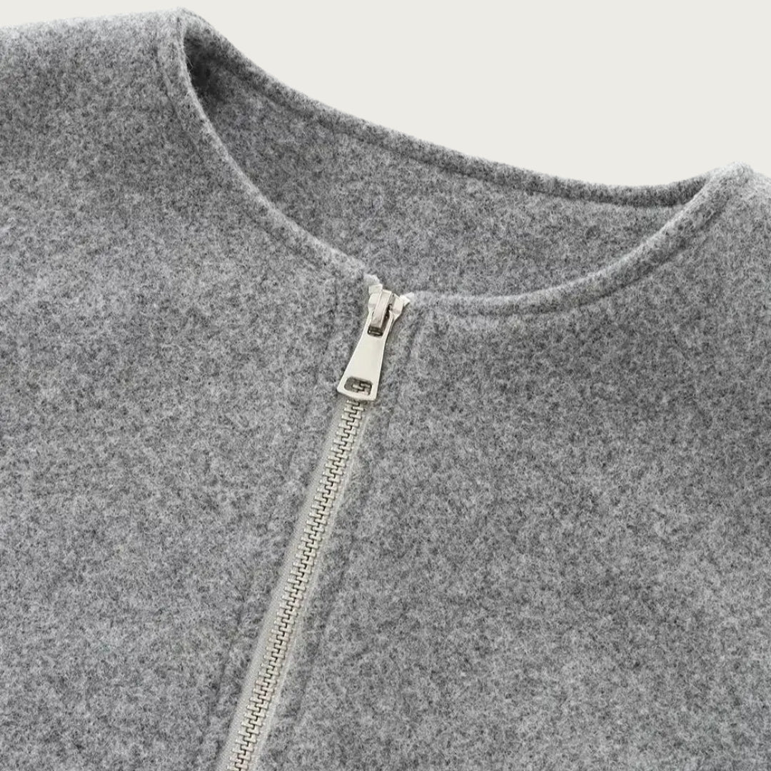 Delfina | Korte jas met ballonmouwen