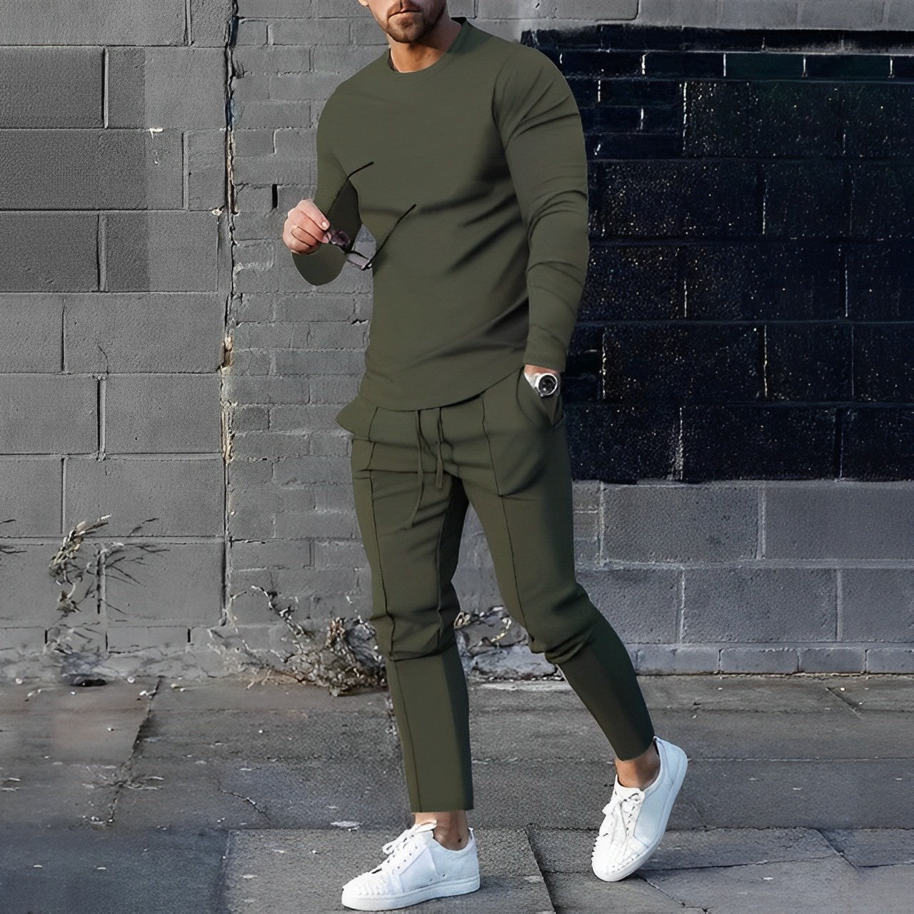 Dialot - Trendy 2-Piece Men's Set | Sweater and Jogger