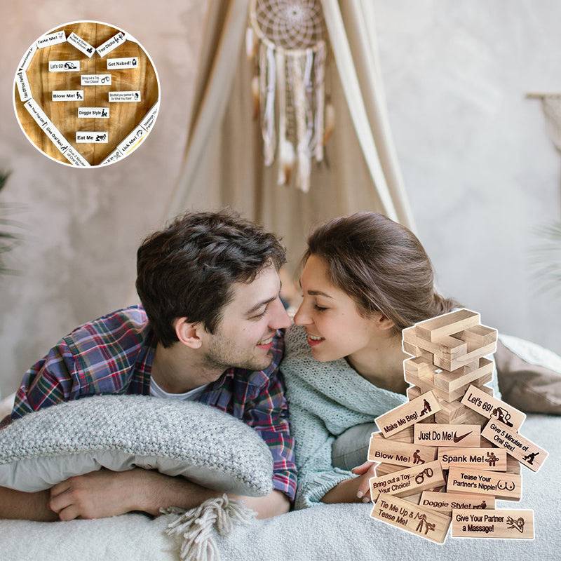 LoveBlocks - Sexy Houten Blokspel voor Koppels