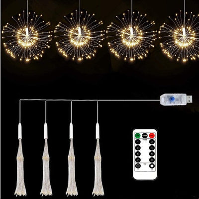 Betoverende Buiten Vuurwerk LED-verlichting